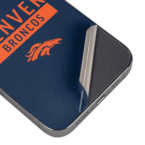 NFL Denver Broncos Blue Performance Series iPhone 16 Pro Skin